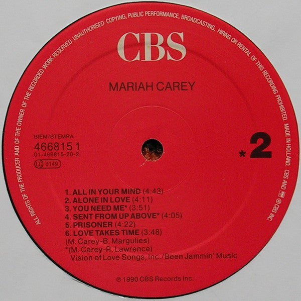 Mariah Carey : Mariah Carey (LP, Album)