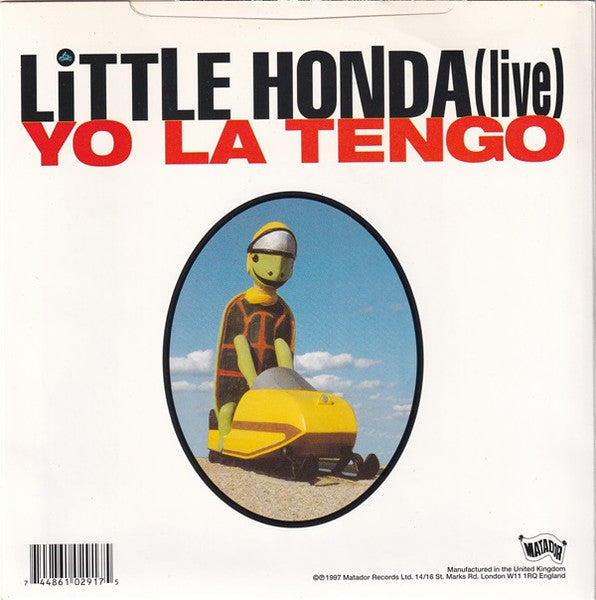 Yo La Tengo : Little Honda (7", Single)