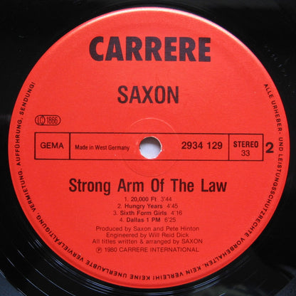 Saxon : Strong Arm Of The Law (LP, Album, RE)