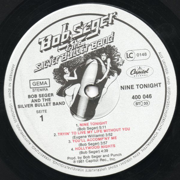 Bob Seger & The Silver Bullet Band* : Nine Tonight (2xLP, Album, Gat)