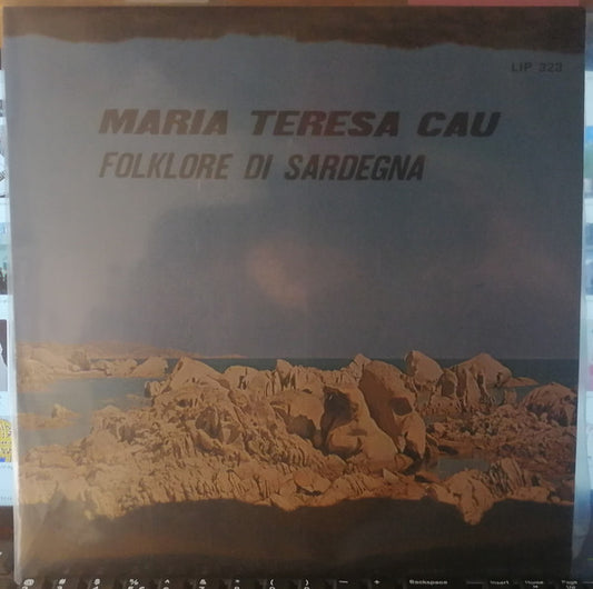 Maria Teresa Cau : Folklore Di Sardegna (LP)
