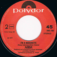 ABBA : Take A Chance On Me / I'm A Marionette (7", Single)