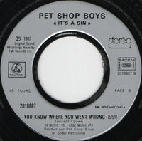 Pet Shop Boys : It's A Sin (7", Single)