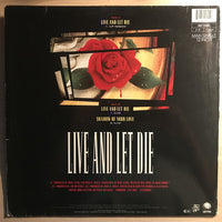 Guns N' Roses : Live And Let Die (12", Maxi)