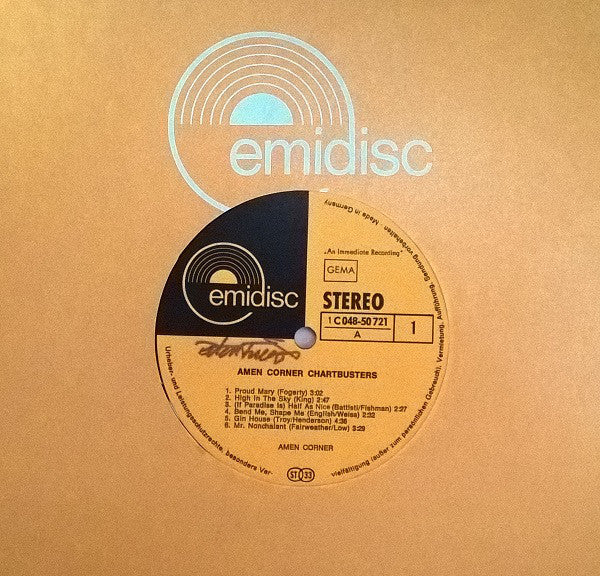 Amen Corner : Chart Busters (LP, Comp)