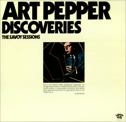 Art Pepper : Discoveries (2xLP)