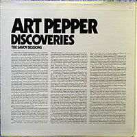 Art Pepper : Discoveries (2xLP)