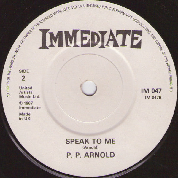 P. P. Arnold* : The First Cut Is The Deepest (7", RE)