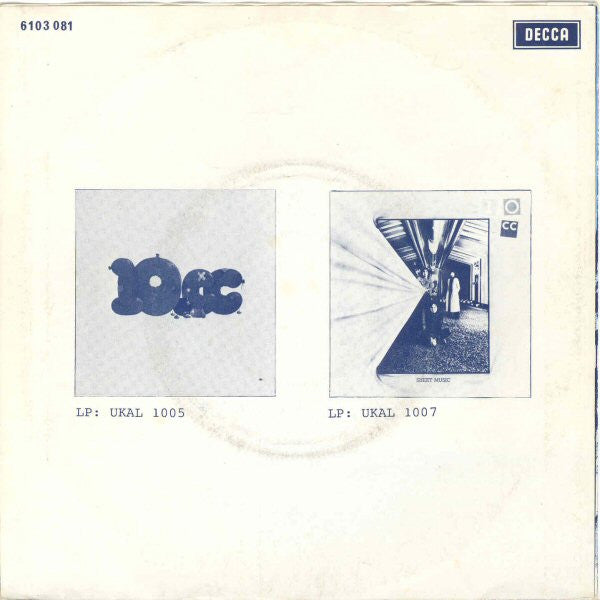 10cc : Silly Love (7", Single)