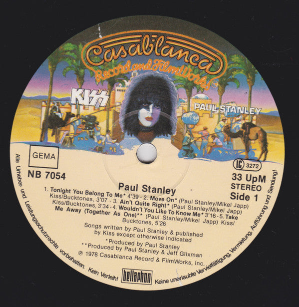 Kiss, Paul Stanley : Paul Stanley (LP, Album)