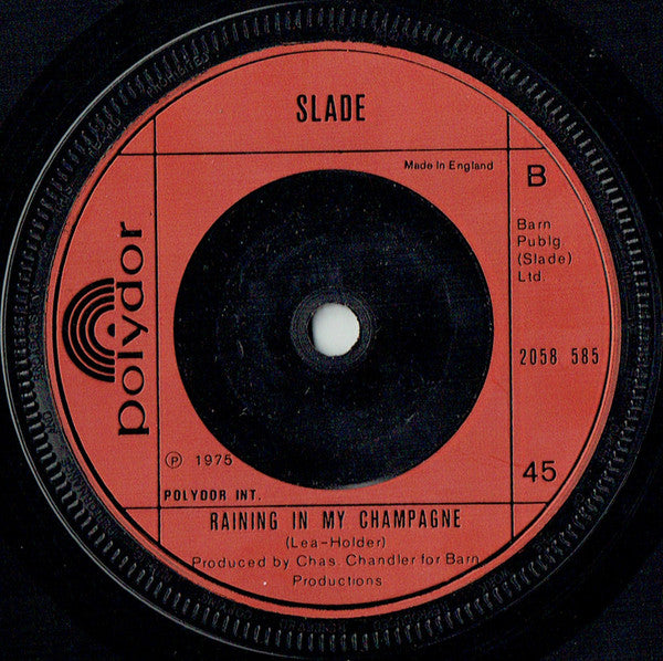 Slade : Thanks For The Memory (Wham Bam Thank You Mam) (7", Single)