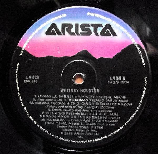 Whitney Houston : Whitney Houston (LP, Album)