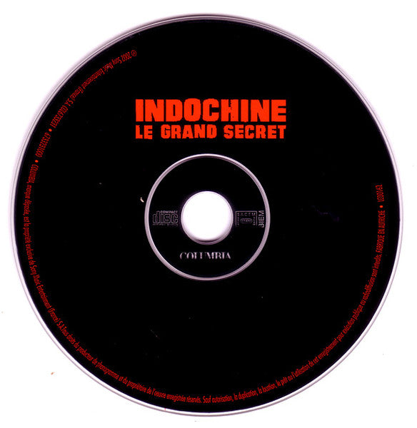 Indochine : Le Grand Secret (CD, Single, Car)