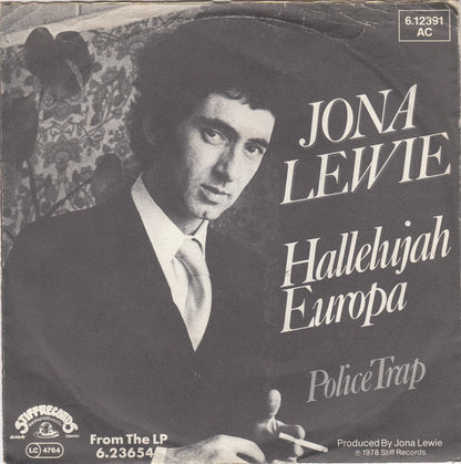 Jona Lewie : Hallelujah Europa (7", Single, red)