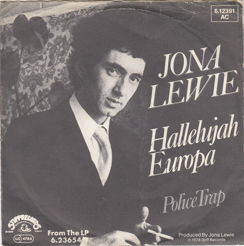 Jona Lewie : Hallelujah Europa (7", Single, red)
