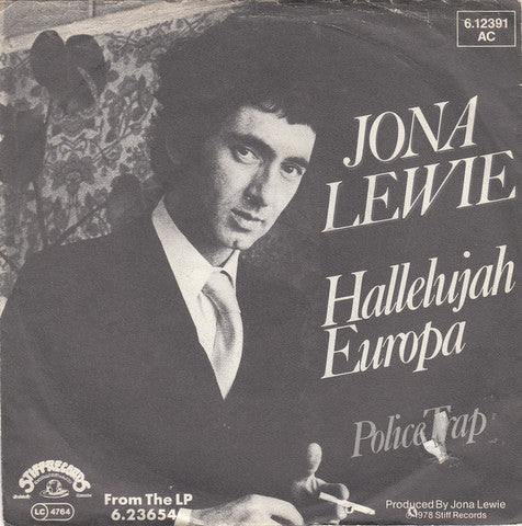 Jona Lewie : Hallelujah Europa (7", Single, red)