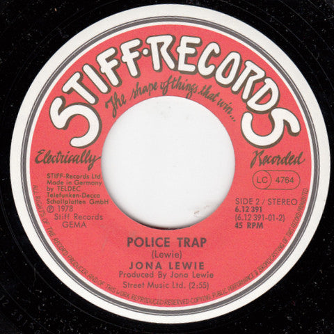 Jona Lewie : Hallelujah Europa (7", Single, red)