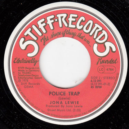 Jona Lewie : Hallelujah Europa (7", Single, red)