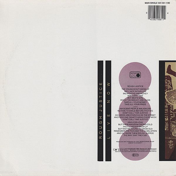 Bananarama : Rough Justice (12", Maxi)