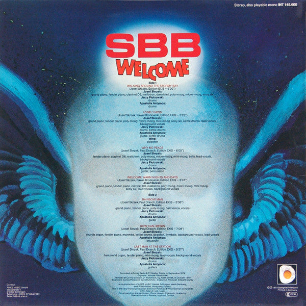 SBB : Welcome (LP, Album)