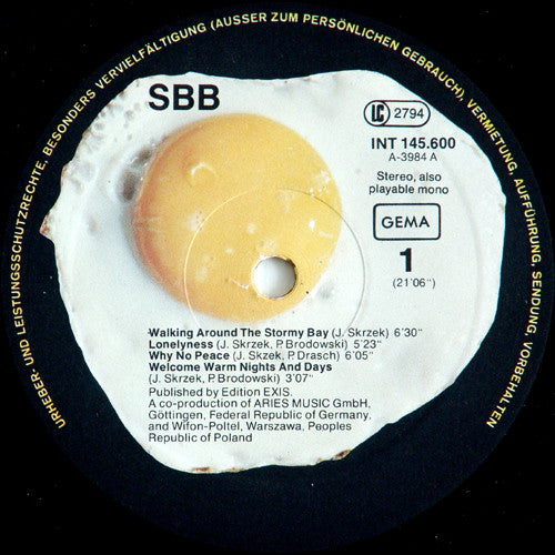 SBB : Welcome (LP, Album)