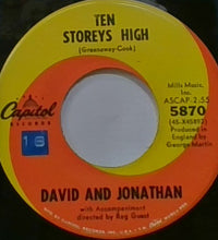 David & Jonathan : Ten Storeys High (7", Single)