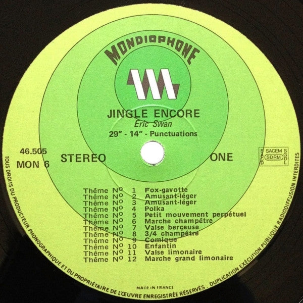 Eric Swan : Jingle Encore (LP)