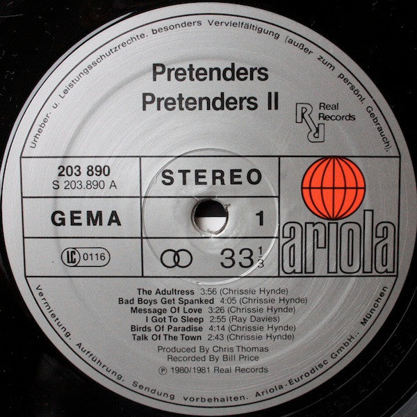 The Pretenders : Pretenders II (LP, Album)