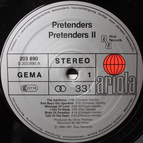 Pretenders* : Pretenders II (LP, Album)