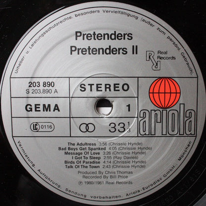 Pretenders* : Pretenders II (LP, Album)