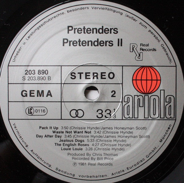 Pretenders* : Pretenders II (LP, Album)