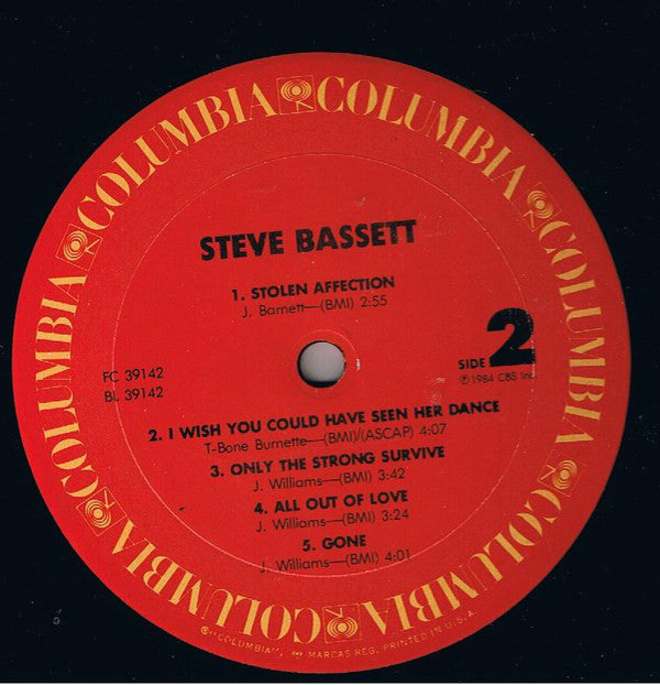 Steve Bassett : Steve Bassett (LP, Album)