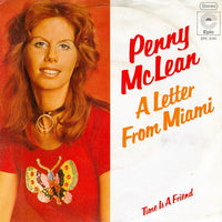Penny McLean : A Letter From Miami (7", Single)