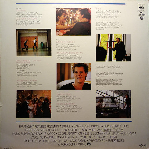 Various : Footloose (Original Motion Picture Soundtrack) (LP, Album, RE)