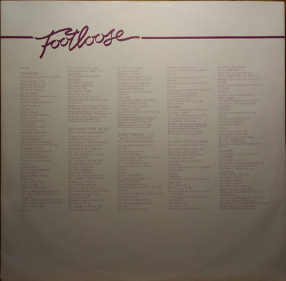 Various : Footloose (Original Motion Picture Soundtrack) (LP, Album, RE)
