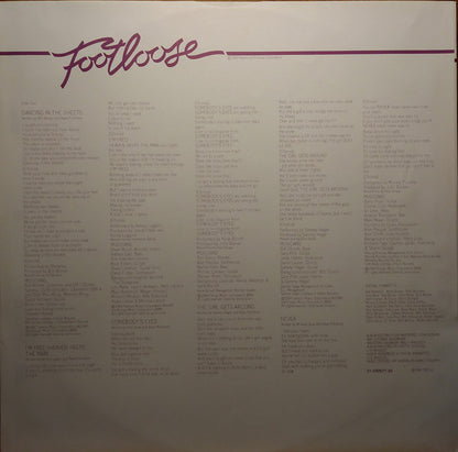 Various : Footloose (Original Motion Picture Soundtrack) (LP, Album, RE)