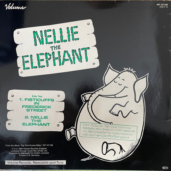 Toy Dolls : Nellie The Elephant (12", Maxi)