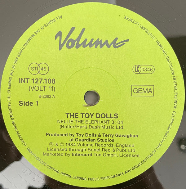 Toy Dolls : Nellie The Elephant (12", Maxi)