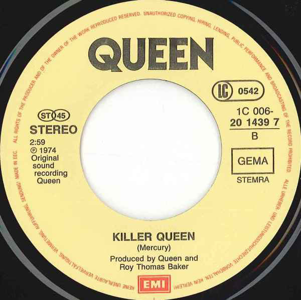 Queen : Who Wants To Live Forever (7", Single)
