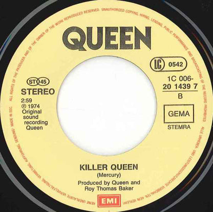 Queen : Who Wants To Live Forever (7", Single)