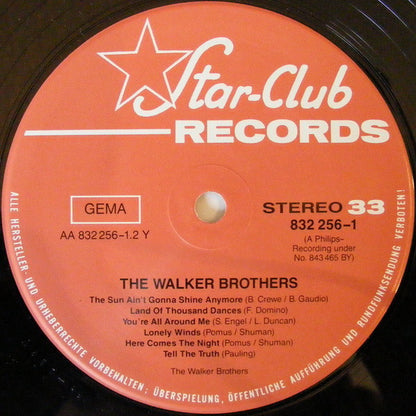 The Walker Brothers : The Walker Brothers (LP, Album, RE)