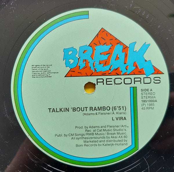 L-Vira : Talkin 'Bout Rambo (12", Dif)