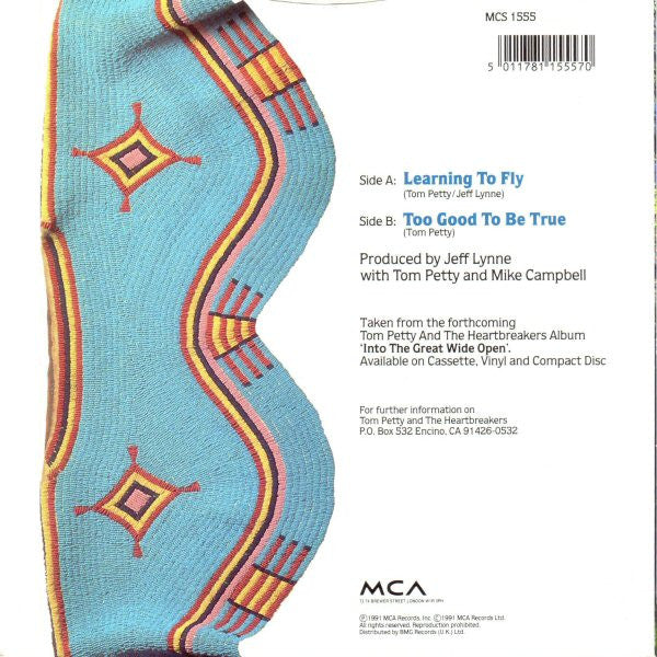 Tom Petty And The Heartbreakers : Learning To Fly (7", Single, Sil)