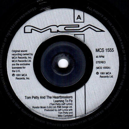Tom Petty And The Heartbreakers : Learning To Fly (7", Single, Sil)