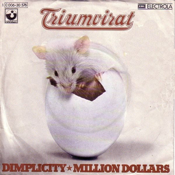 Triumvirat : Dimplicity ★ Million Dollars (7", Single)