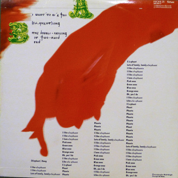 Tim Pope : I Want To Be A Tree (12", Single)