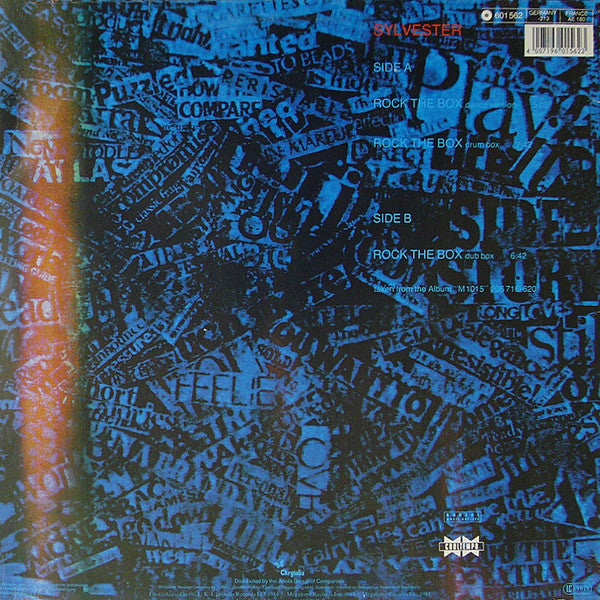 Sylvester : Rock The Box (12", Maxi)