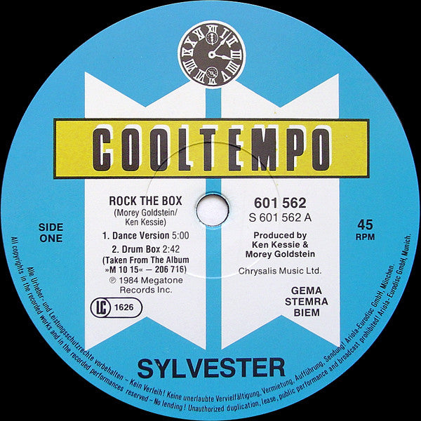 Sylvester : Rock The Box (12", Maxi)