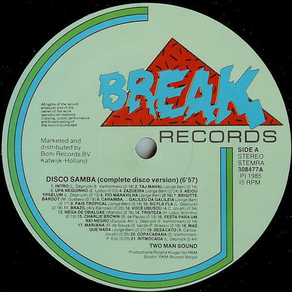Two Man Sound : Disco Samba / Que Tal America (12")
