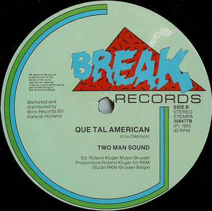 Two Man Sound : Disco Samba / Que Tal America (12")